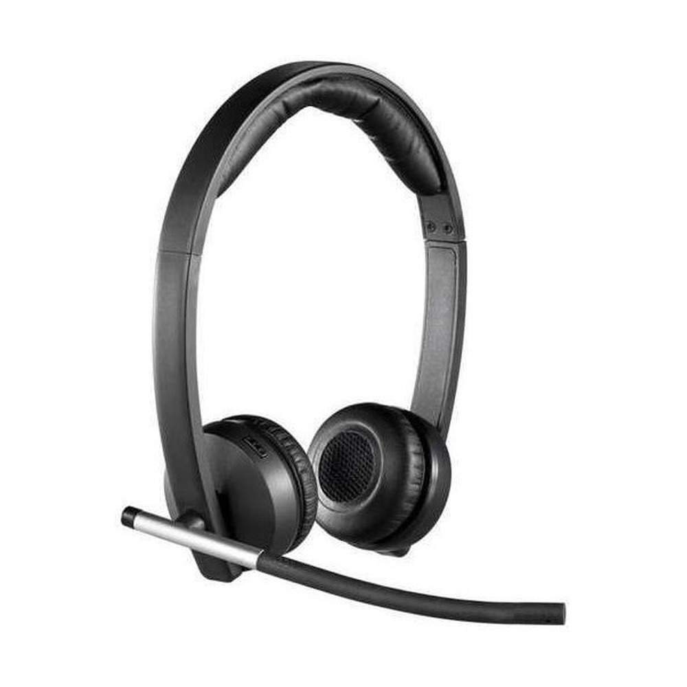 Audífonos inalámbricos Logitech H820e con micrófono y suspensión de ruido para uso corporativo y conexión USB