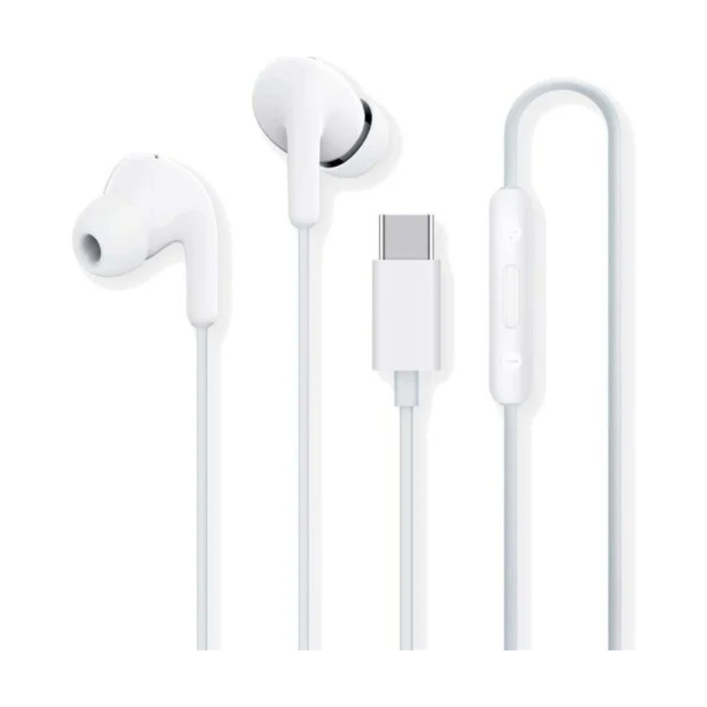 Audifonos Xiaomi alambricos Type-C Blancos