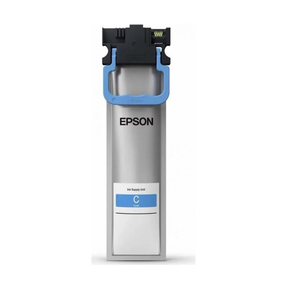Bolsa de tinta Epson C13T94122A cyan alta capacidad para impresoras WorkForce WF-C5290 y WF-C5790 en primer plano