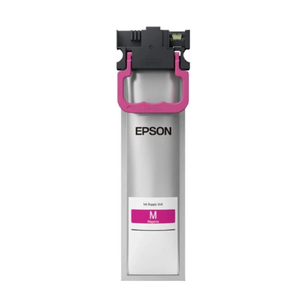 Bolsa de tinta Epson modelo C13T94132A color magenta de alta capacidad compatible con impresoras WorkForce WF-C5290 y WF-C5790