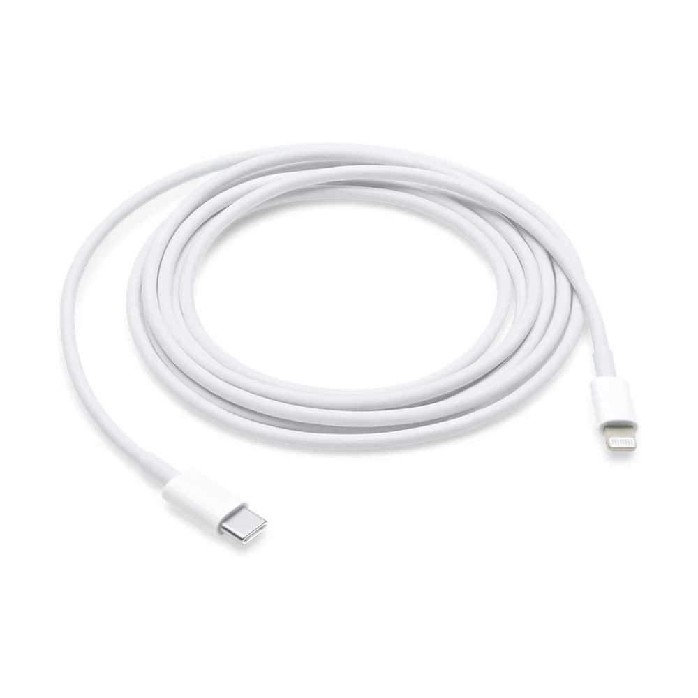 Cable Apple USB-C a Lightning modelo MW2R3AM/A de 2 metros para carga rápida y sincronización en dispositivos iPhone y iPad