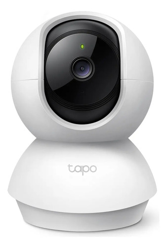 Cámara de seguridad wifi TP-Link Tapo TC71 con resolución 3MP 2K y visión 360 grados en color blanco para interior