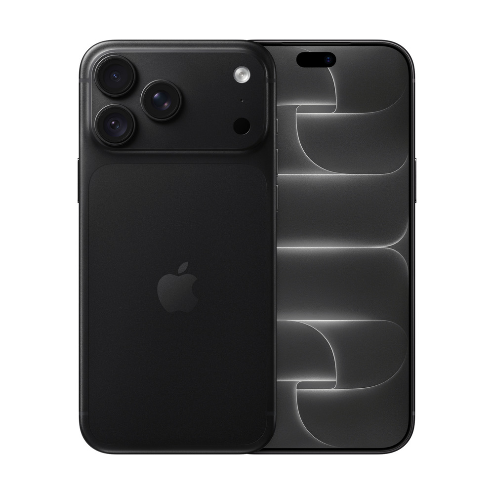 Celular Apple iPhone 18 Pro Max 512GB color negro con cámara triple y pantalla OLED frontal encendida