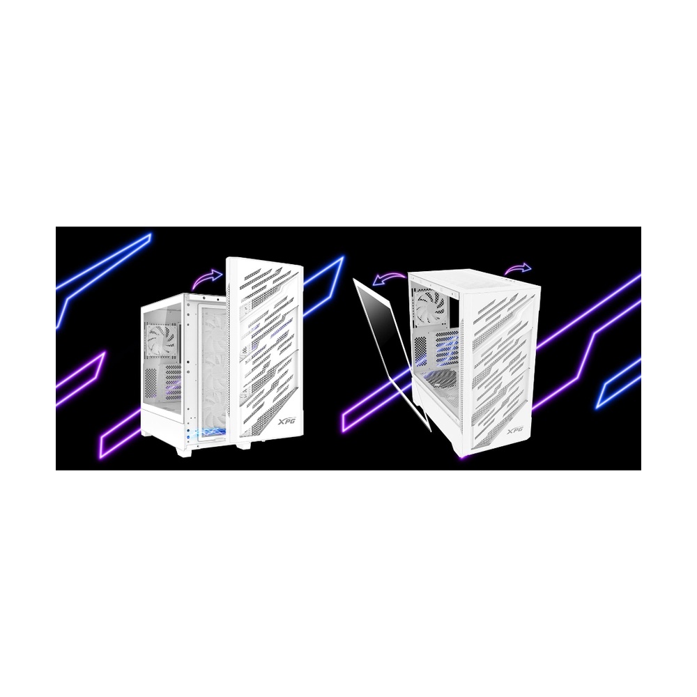 Chasis XPG STARKER AIR BTF Blanco ATX 4 x Ventiladores de 120mm