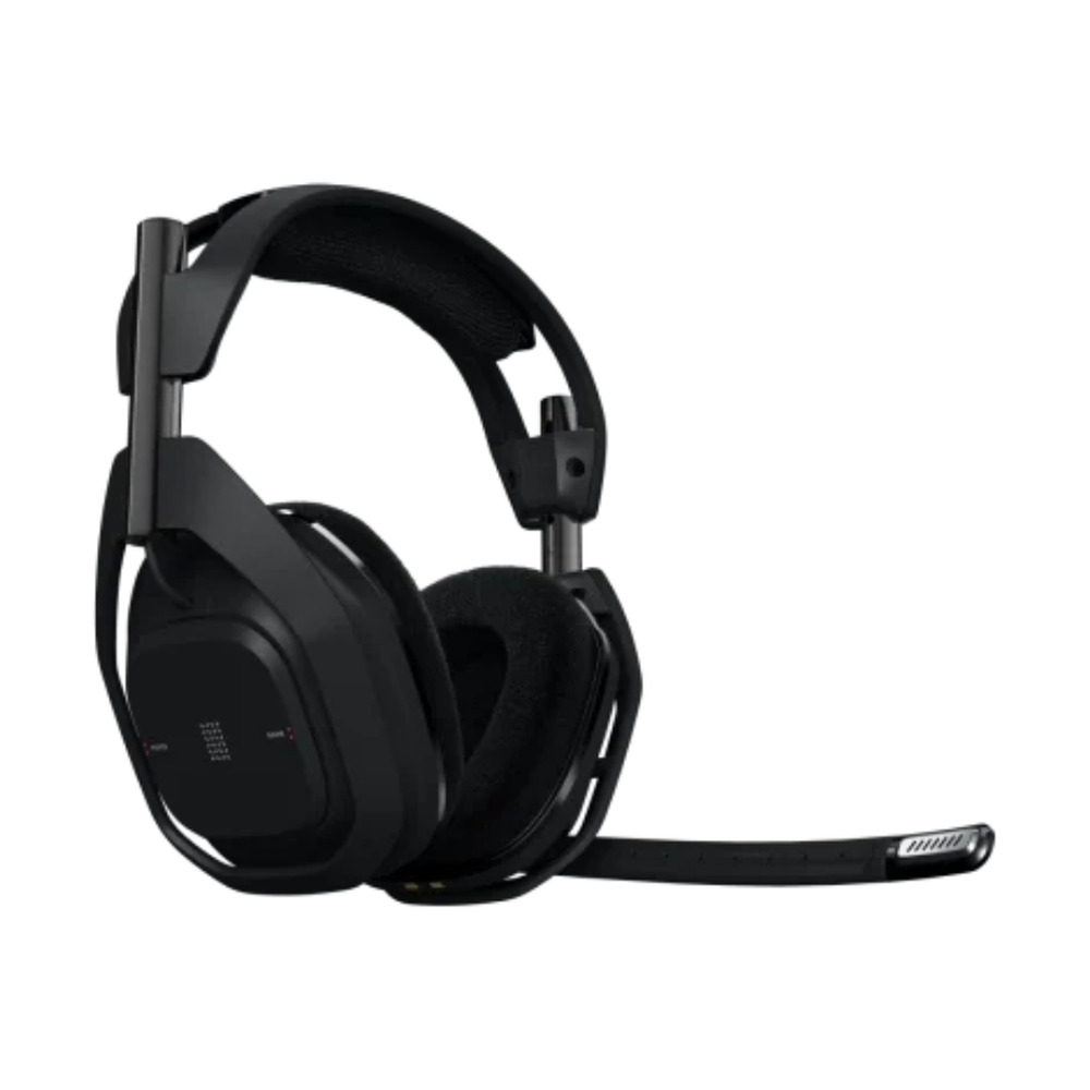 Diadema gaming Logitech A50 X LIGHTSPEED inalámbrica color negro con micrófono lateral para juegos y comunicación