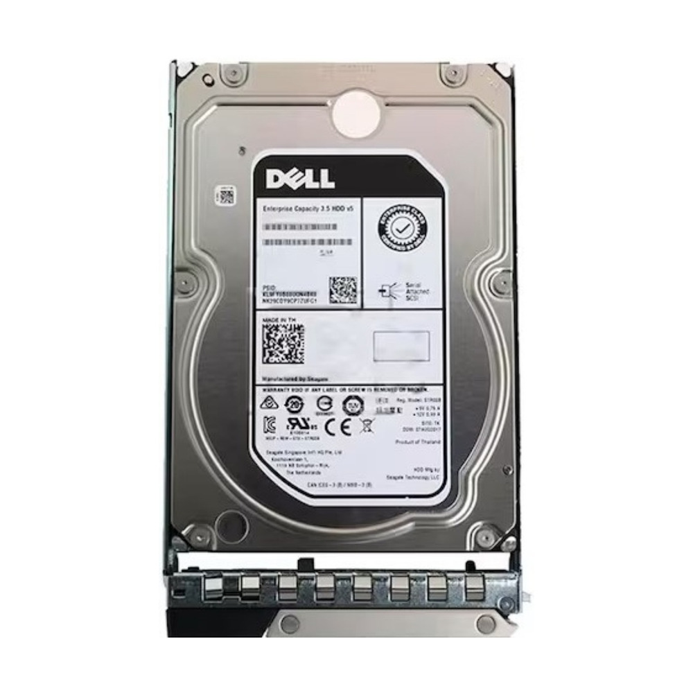 Disco duro para servidor Dell modelo 161-BBZP con capacidad de 1TB, 7200 RPM y conexión de 6Gbps en formato 3.5 pulgadas