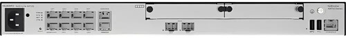 Vista lateral del enrutador Huawei AR720 mostrando puertos USB y conexiones adicionales para redes en color gris