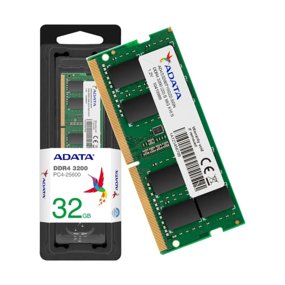 MEMORIA ADATA  RAM PORTATIL  DDR4 32GB BUS 3200