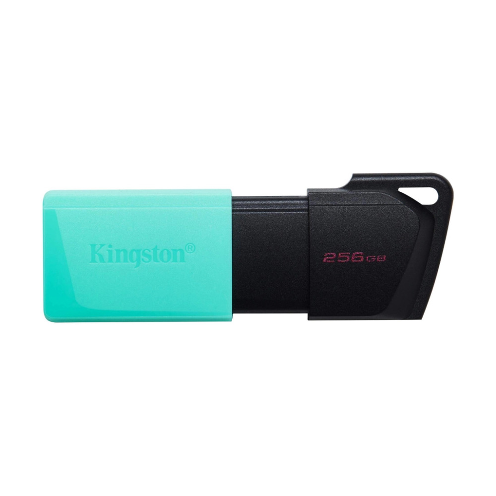 Memoria USB 3.2 Kingston DataTraveler Exodia M 256GB en color negro y azul con diseño compacto y capacidad destacada