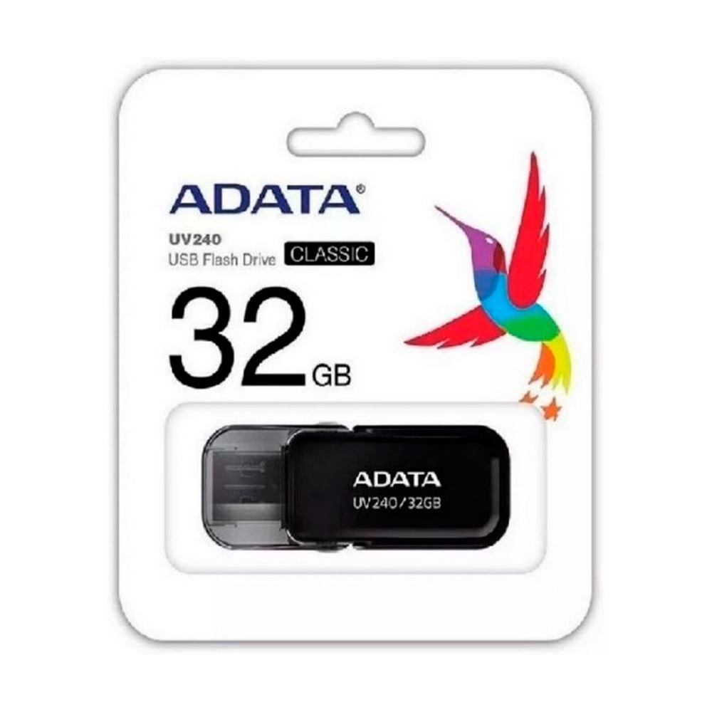 Memoria USB ADATA 2.0 UV240 Ecualizable 32GB Negra