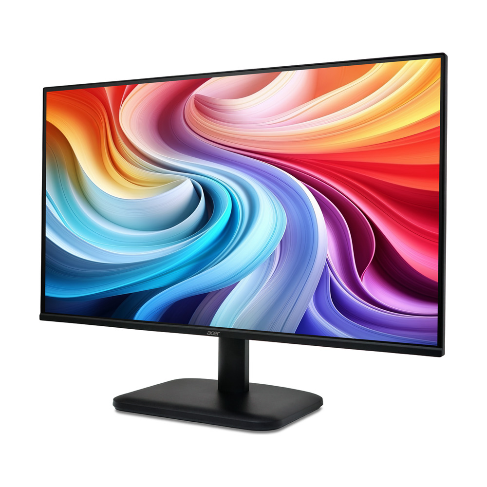 Monitor Acer EK271 P0bi de 27 pulgadas con resolución Full HD y frecuencia de 144Hz mostrando colores vivos en pantalla