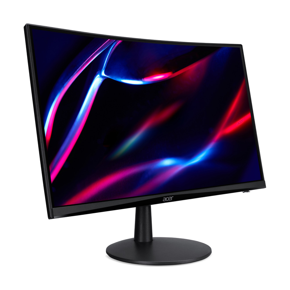 Monitor Acer Nitro modelo UM.UE0AA.007 de 24 pulgadas con pantalla curva FHD y 240Hz en vista frontal