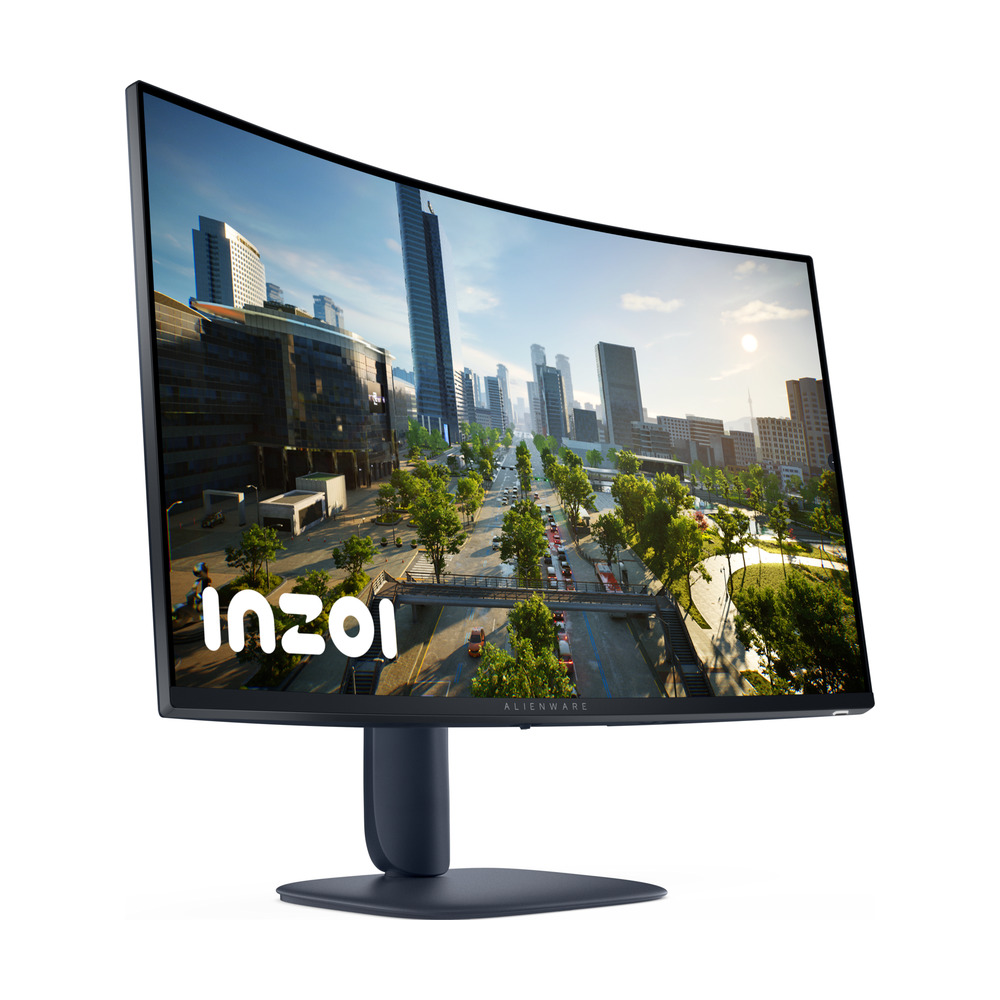 Monitor curvo Alienware AW3225DM de 31.5 pulgadas con resolución QHD, 180Hz y tiempo de respuesta de 1 ms
