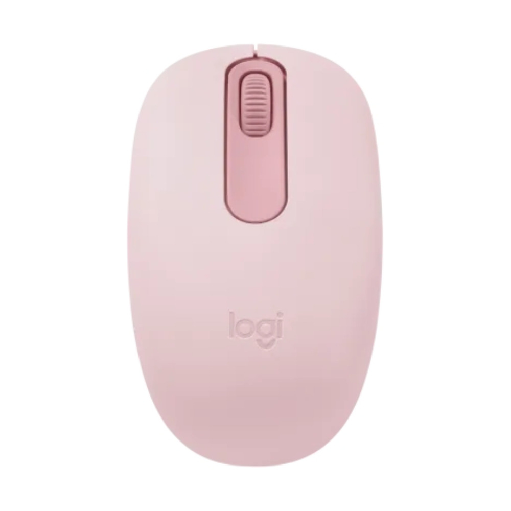 Mouse inalámbrico Logitech M196 modelo 910-007458 color rosa con diseño ergonómico y rueda de desplazamiento central