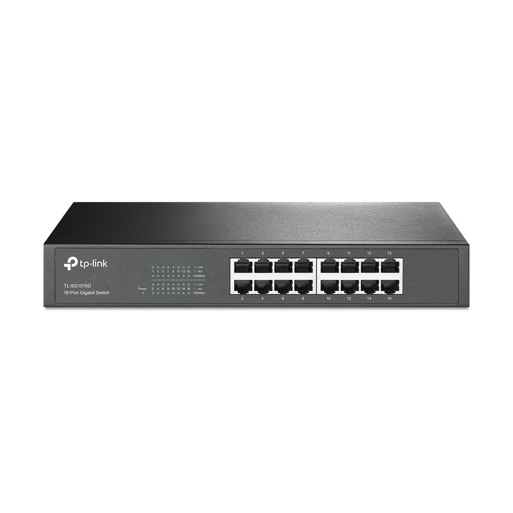 Switch Tp-link TL-SG1016D Gigabit No administrable 16 puertos
