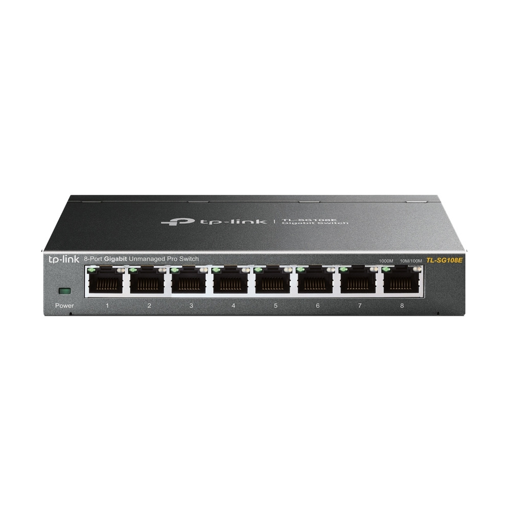 Switch Tp-link TL-SG108E Gigabit de escritorio No administrable 8 puertos