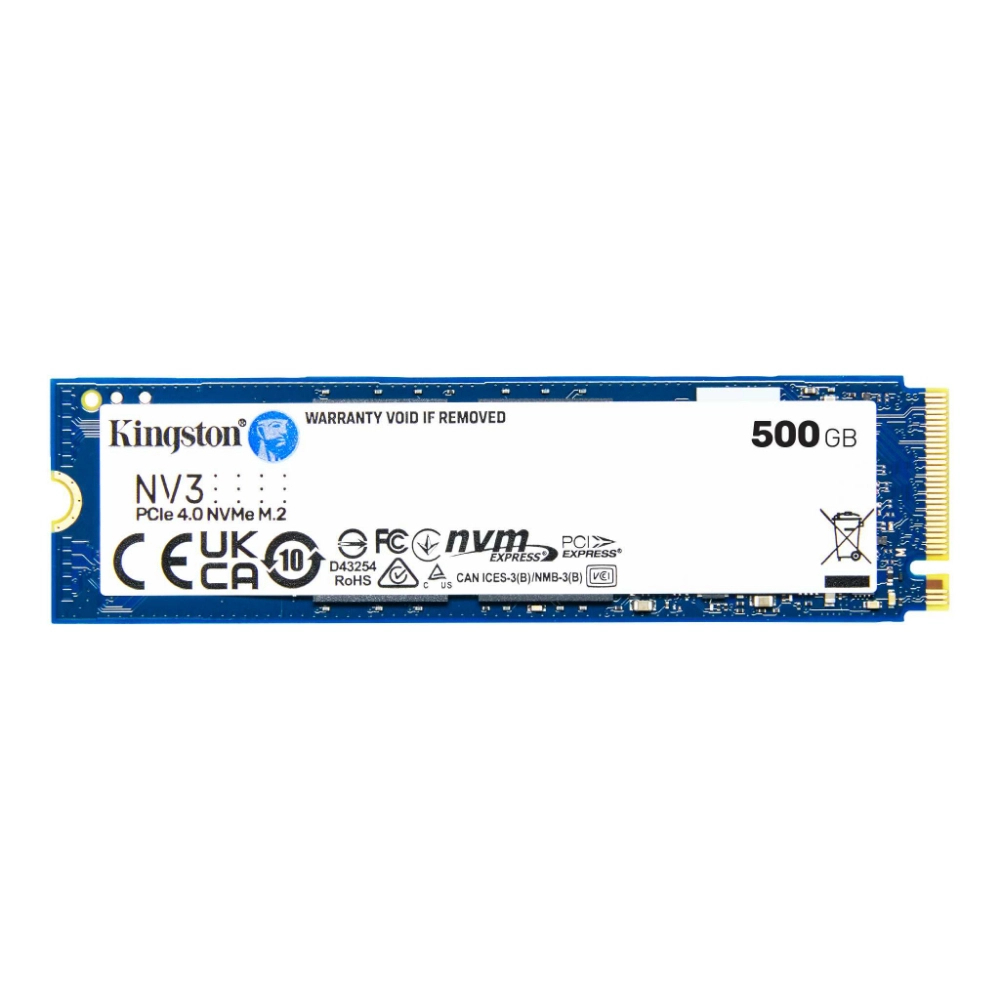 Unidad de estado solido ssd kingston 500G NV3 M.2 2280 PCIe 4.0 NVMe