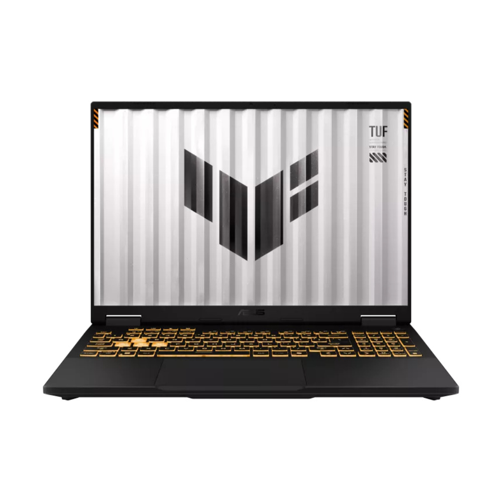 Portátil ASUS TUF Gaming F16 modelo 90NR0NA1-M00KW0 con Intel i5, 16GB RAM, 512GB SSD, RTX 5050 y teclado retroiluminado en color naranja