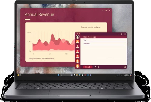 Portátil Dell Pro modelo P193G-Y5C5C con procesador Intel Core Ultra 5, 16GB RAM, 512GB SSD y pantalla de 14 pulgadas WUXGA con Windows 11 Pro