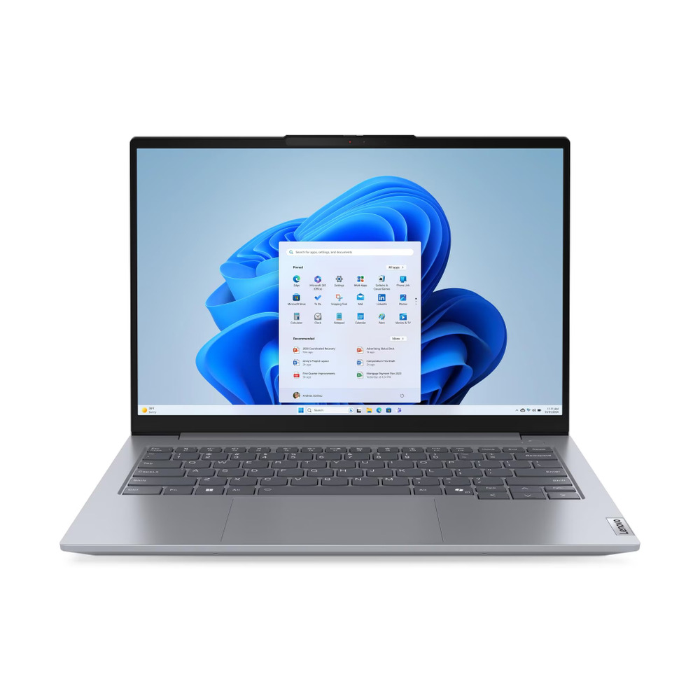 Portátil Lenovo ThinkBook 14 G7 modelo 21MV006CLM con procesador Ryzen 7, 16GB RAM y SSD 512GB con Windows 11 Pro en pantalla frontal
