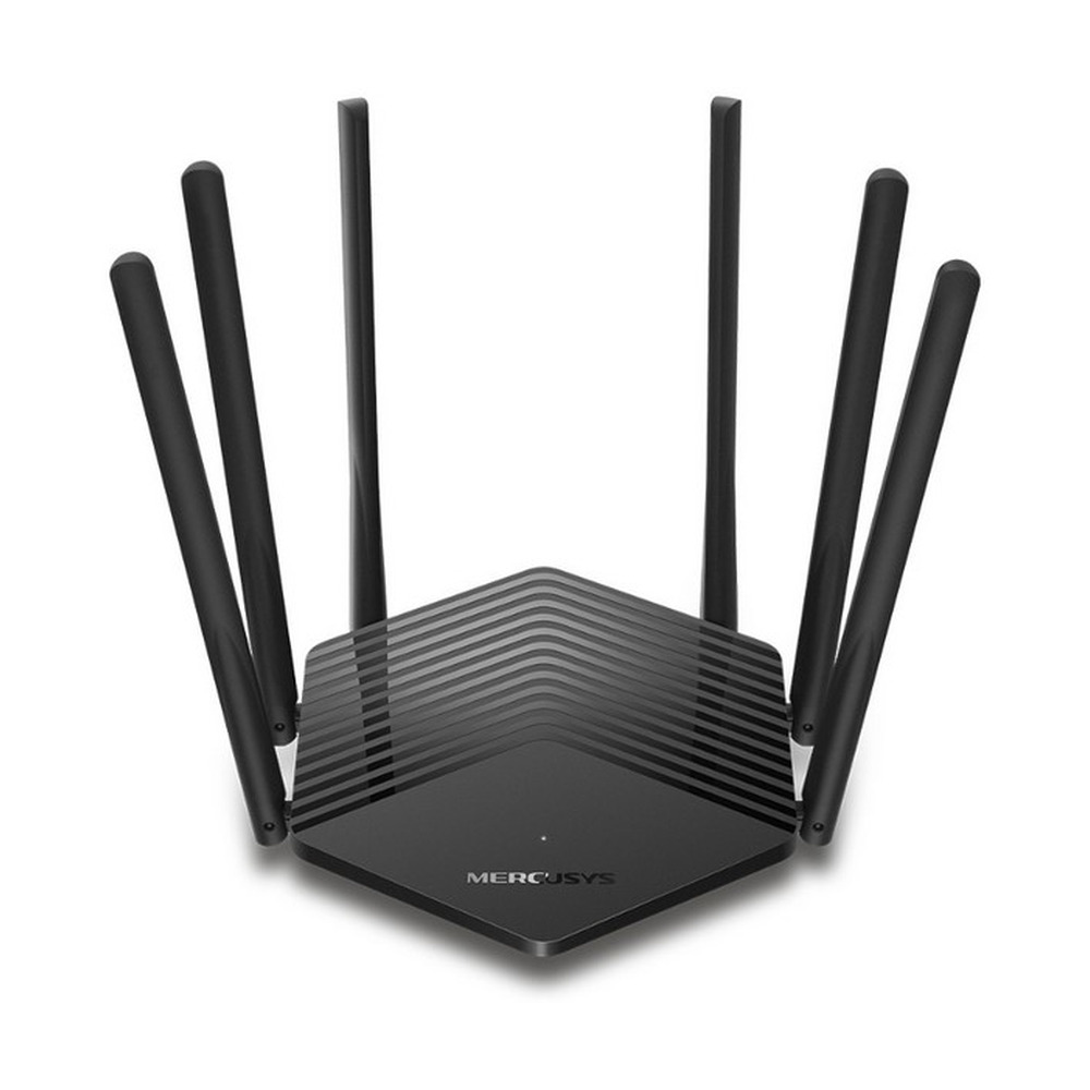 Router Mercusys MR50G AC1900 con seis antenas externas para mejor cobertura y conexión gigabit dual band