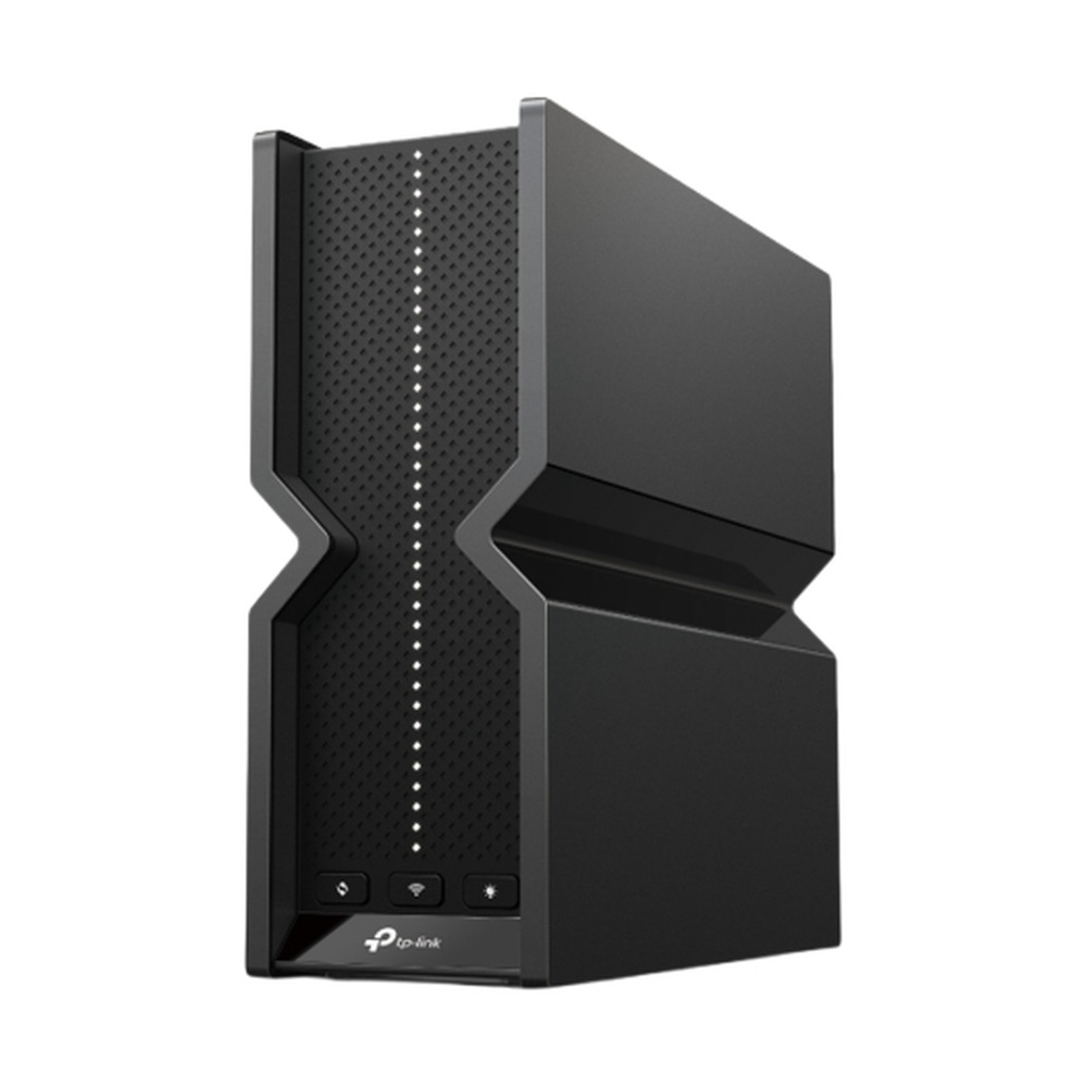 Router TP-Link Archer BE700 con velocidad de 9Gbps y tecnología tribanda WiFi 7 en diseño moderno y compacto