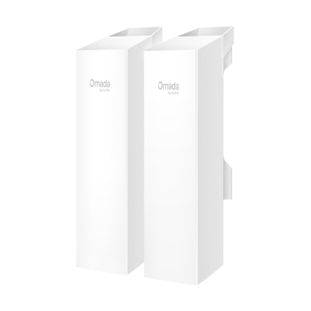 Sistema Wi-Fi malla exterior Tp-link OMADA EAP211 Bridge KIT con dos unidades blancas para conectividad estable en exteriores