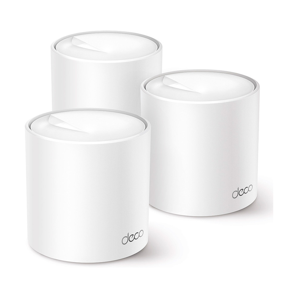 Sistema Wi-Fi Mesh TP-Link Deco X50 PoE 3 unidades color blanco con tecnología AX3000 Wi-Fi 6 para cobertura amplia