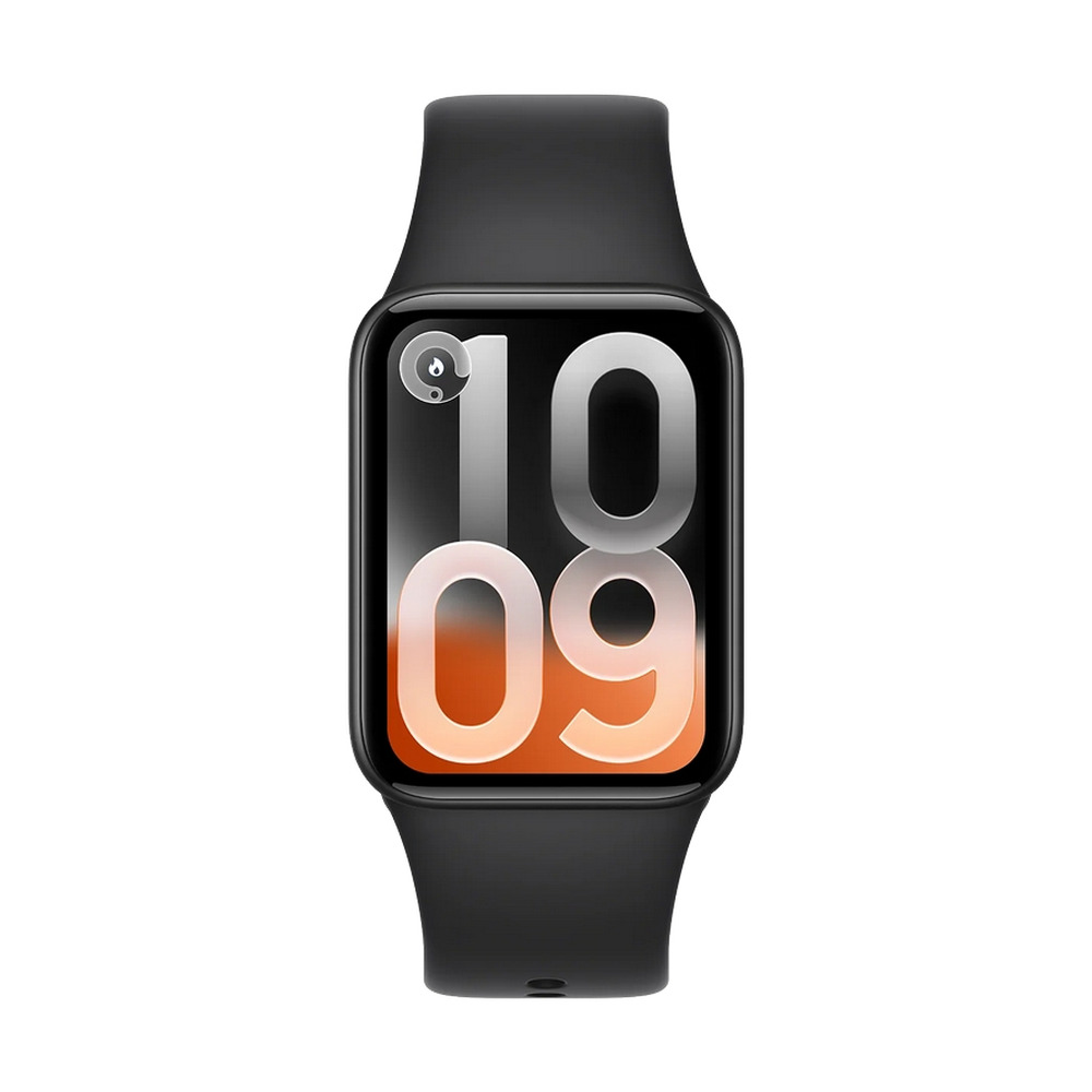 Smartwatch Xiaomi Smart Band 10 Pro modelo BHR08W9GL en color Midnight Black con pantalla de 1.47 pulgadas encendida