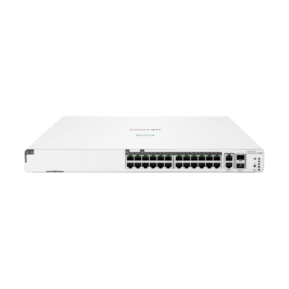 Switch Aruba Instant On 1960 de 24 puertos G 2 10GBASE-T y 2 SFP+ 370W
