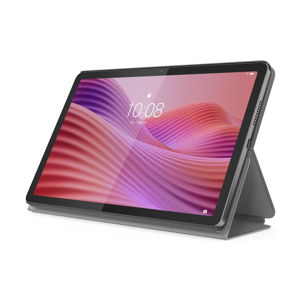 Tablet Lenovo Tab 10 modelo ZAEH0127CO de 10 pulgadas con 4GB RAM y 128GB almacenamiento en estuche con audífonos en color gris