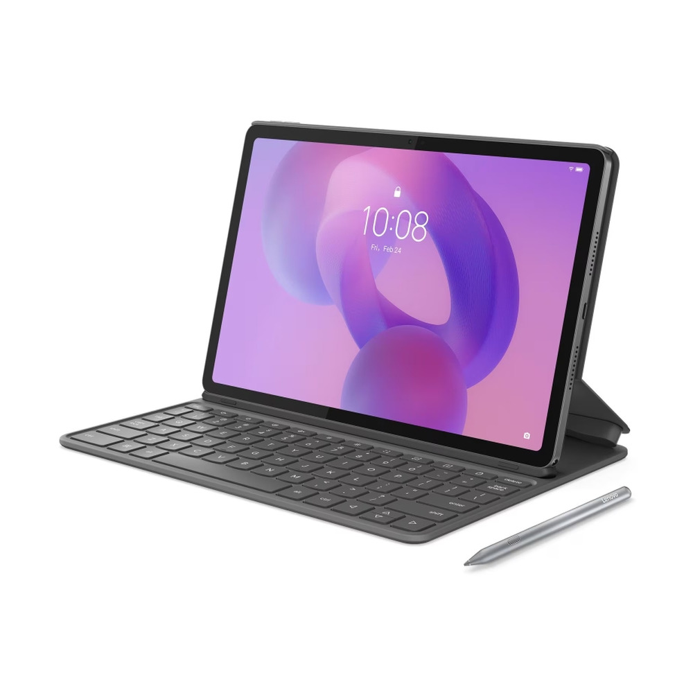 Tablet Lenovo modelo ZAFR0210CO de 11 pulgadas con 8GB de RAM y 128GB de almacenamiento en color gris con teclado y lápiz incluidos