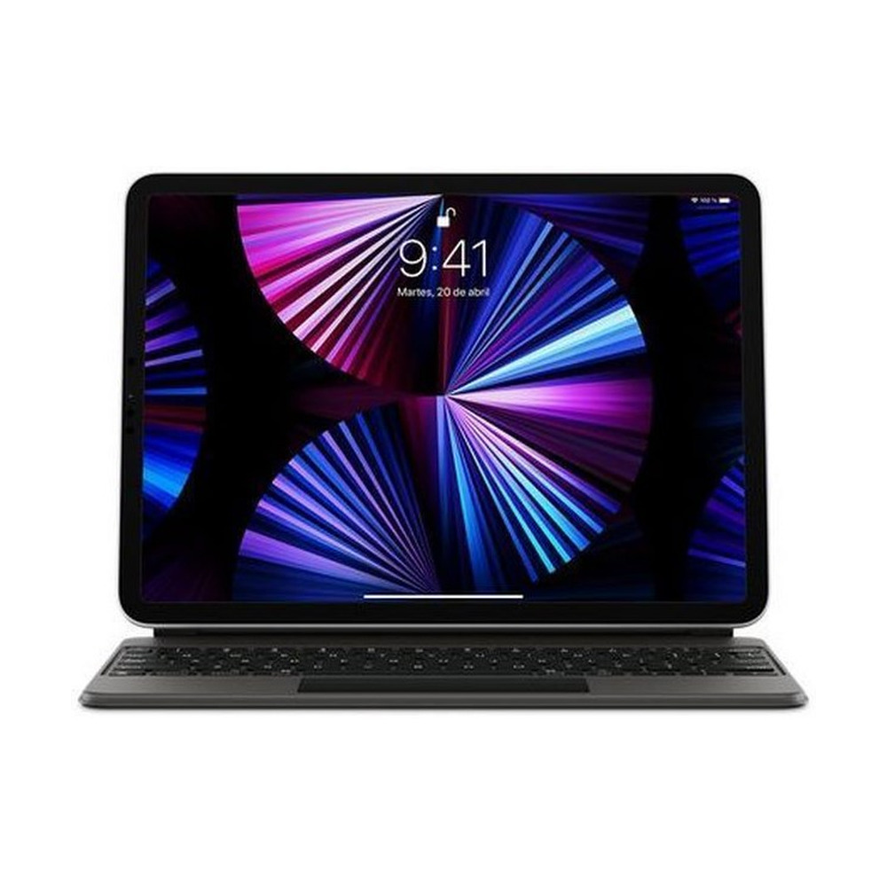 Teclado magnético Apple Magic negro modelo MXQT2E/A para iPad Pro de 11 pulgadas con diseño frontal