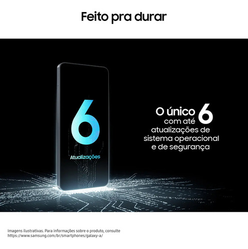 Samsung Galaxy A17 5G con hasta 6 actualizaciones de sistema operativo y seguridad para mayor durabilidad