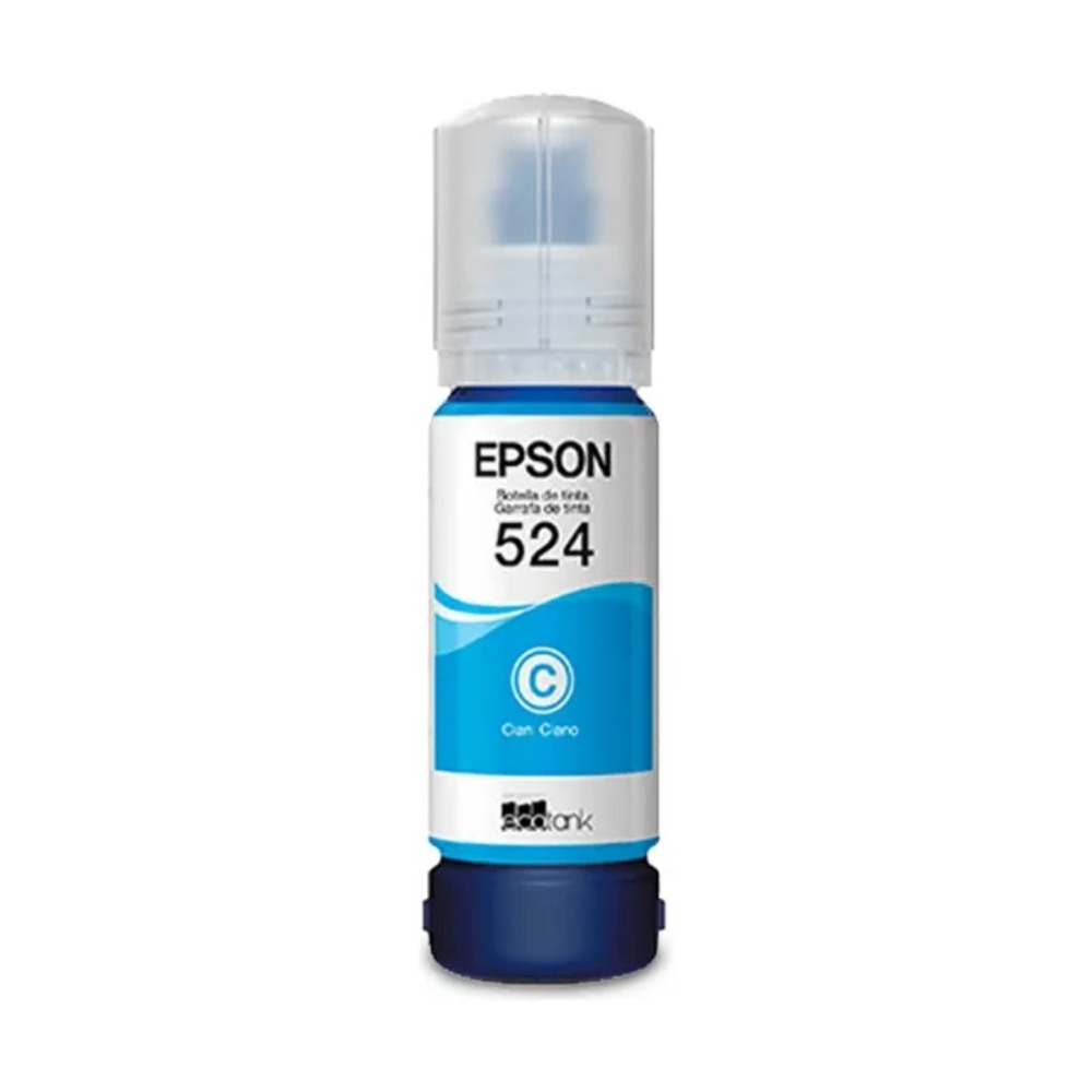 Botella frontal de tinta Epson principal modelo C13T06D22A color cyan 524 para impresoras L15150 en Colombia