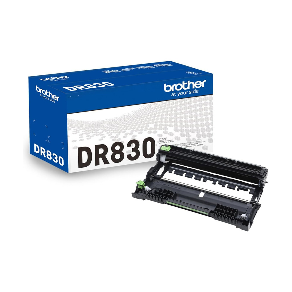 Unidad de tambor Brothersumieti modelo DR830 para impresoras láser con caja original y tambor visible
