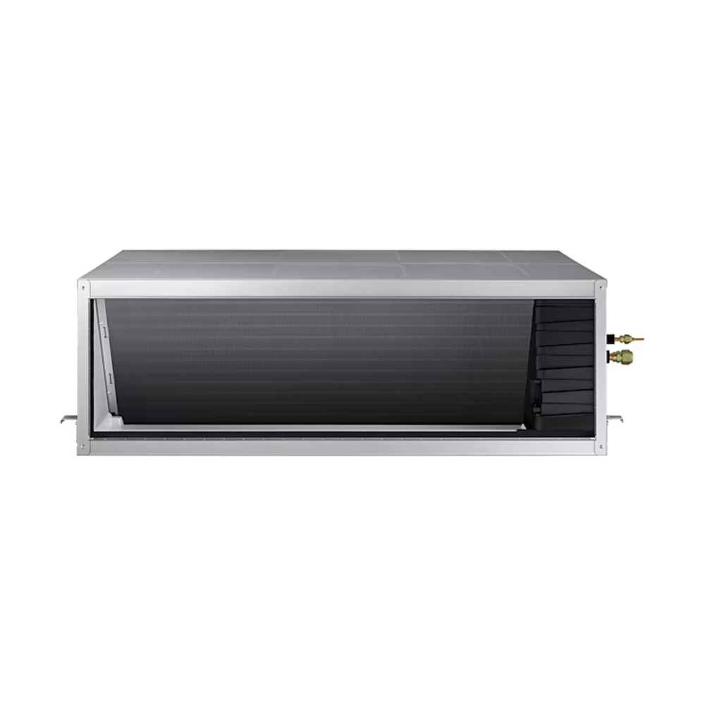 Unidad interior Samsung Fan Coil Ducto HSP 24,000 BTU modelo AM024ANHPKH/AZ vista frontal para climatización con bomba de drenaje 220V
