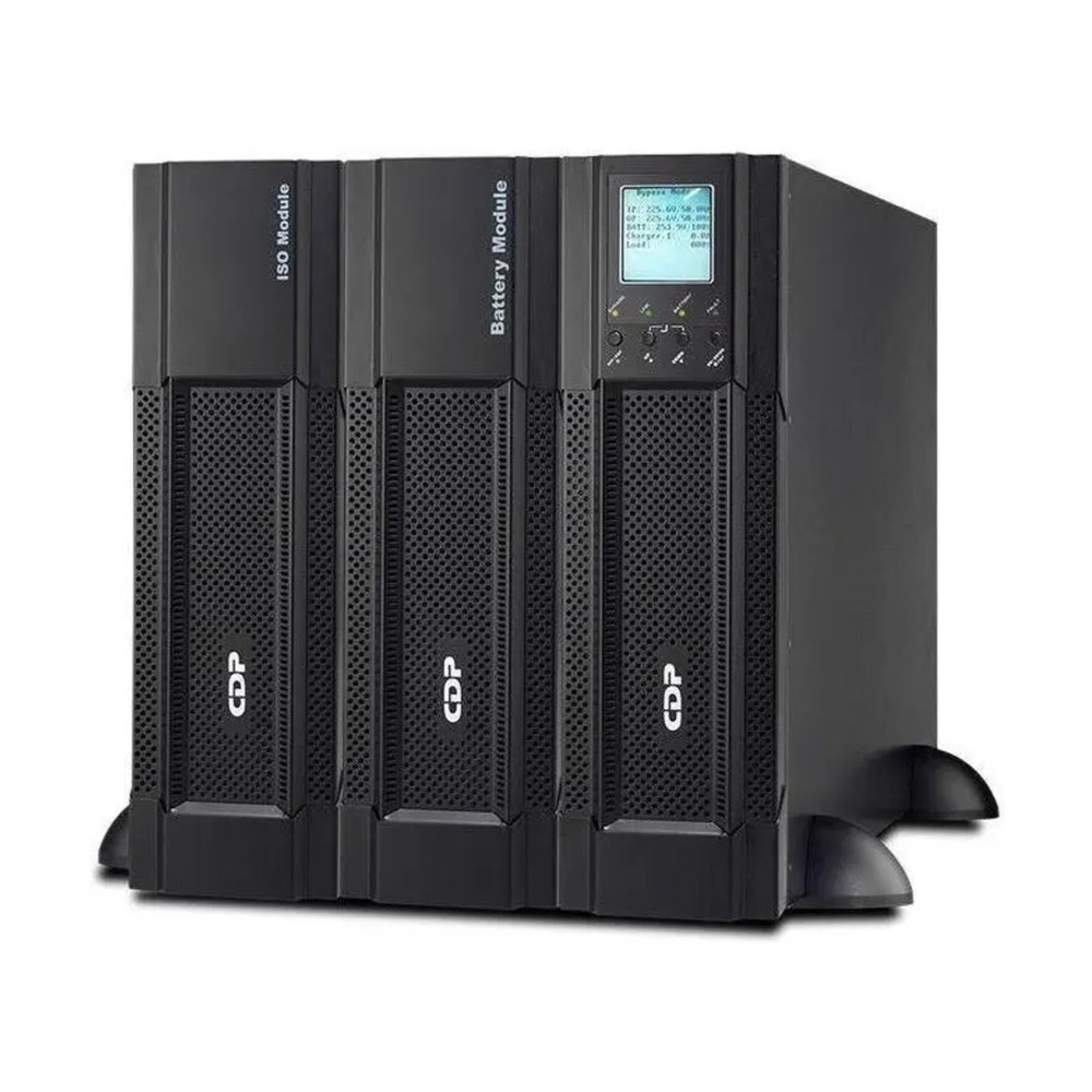 UPS CDP UPO22-6RT AX online de doble conversion 6kVA 4.2kW 208V 240V bifasico para rack o torre 2U con pantalla LCD