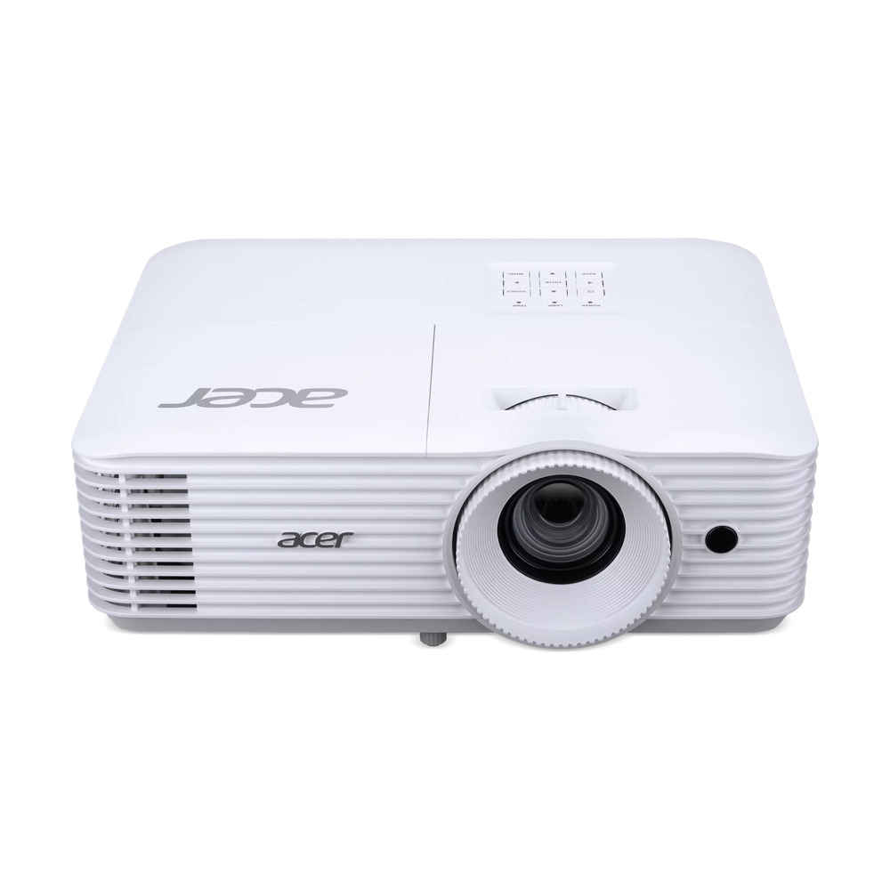 Videoproyector Acer modelo P1258i con lámpara de 4800 ANSI lúmenes y resolución XGA en vista frontal