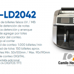 contadora de billetes digital pos dig-ld2042 lectores balanzas distribuidor digitalpos colombia