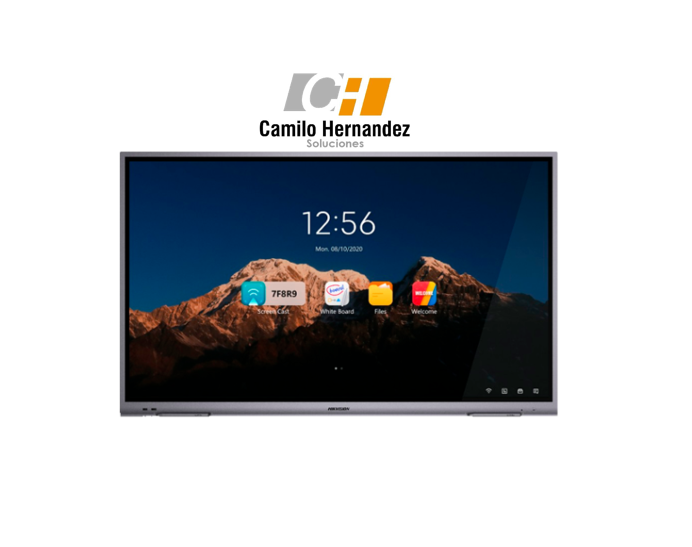 pantalla interactiva hikvision DS-D5B75RB distribuidor autorizado hikvision colombia camilo hernandez soluciones memoria discos ssd ram